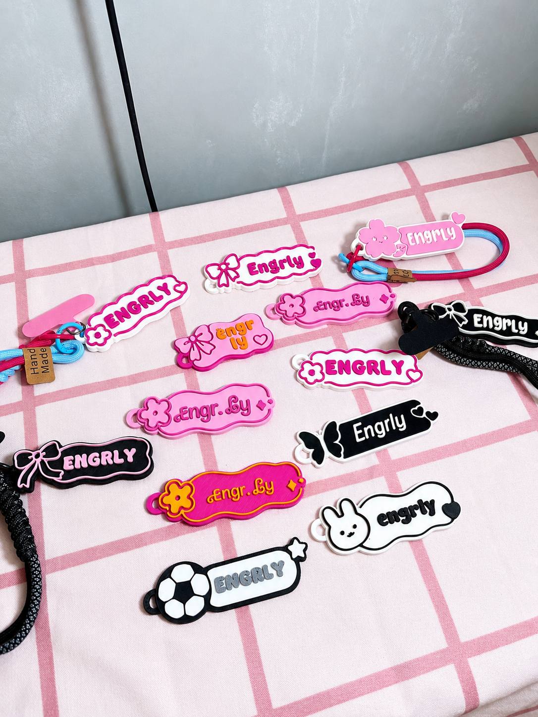 Personalized Name Keychain Charms - 3MF File