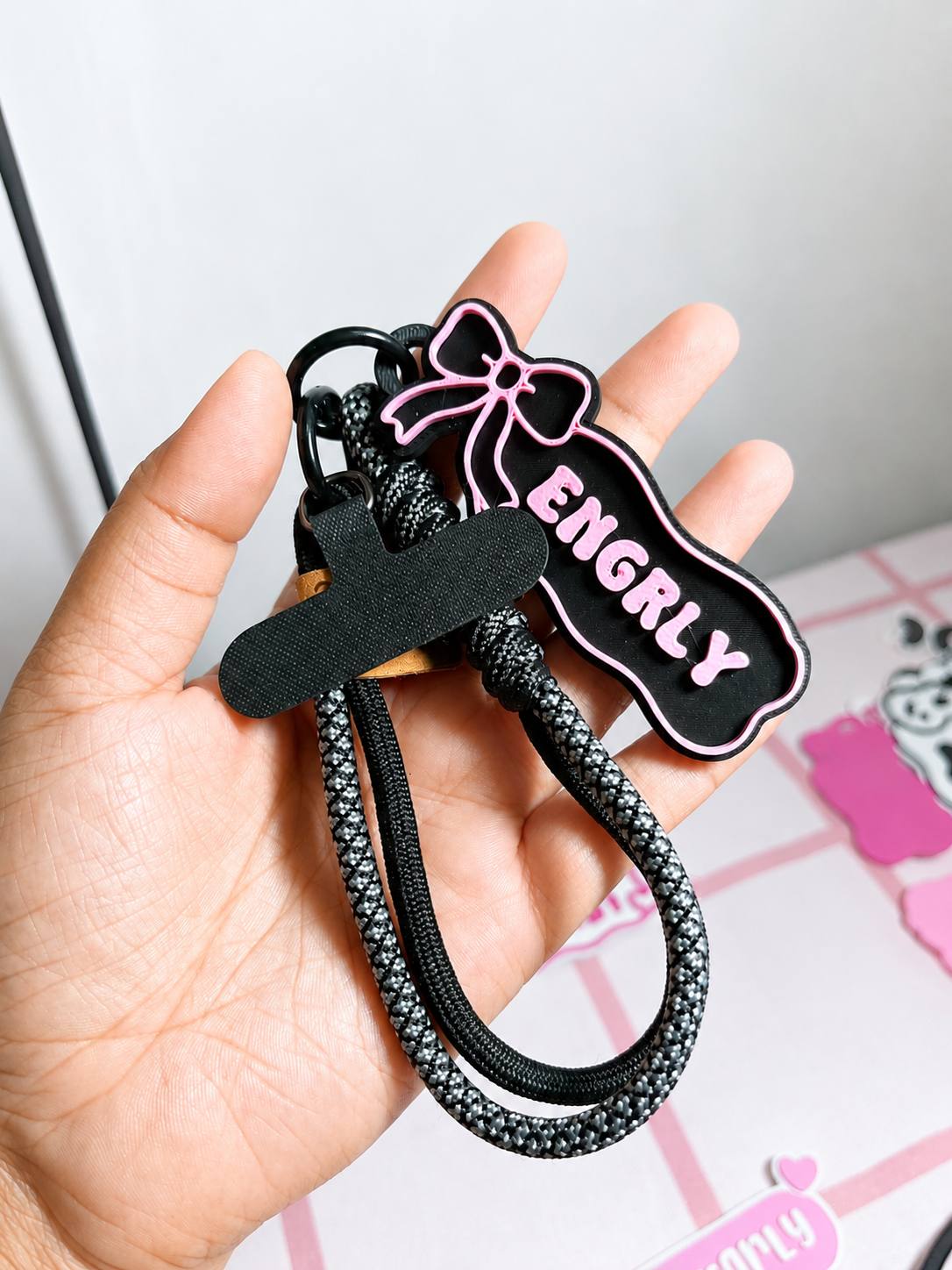Personalized Name Keychain Charms - 3MF File