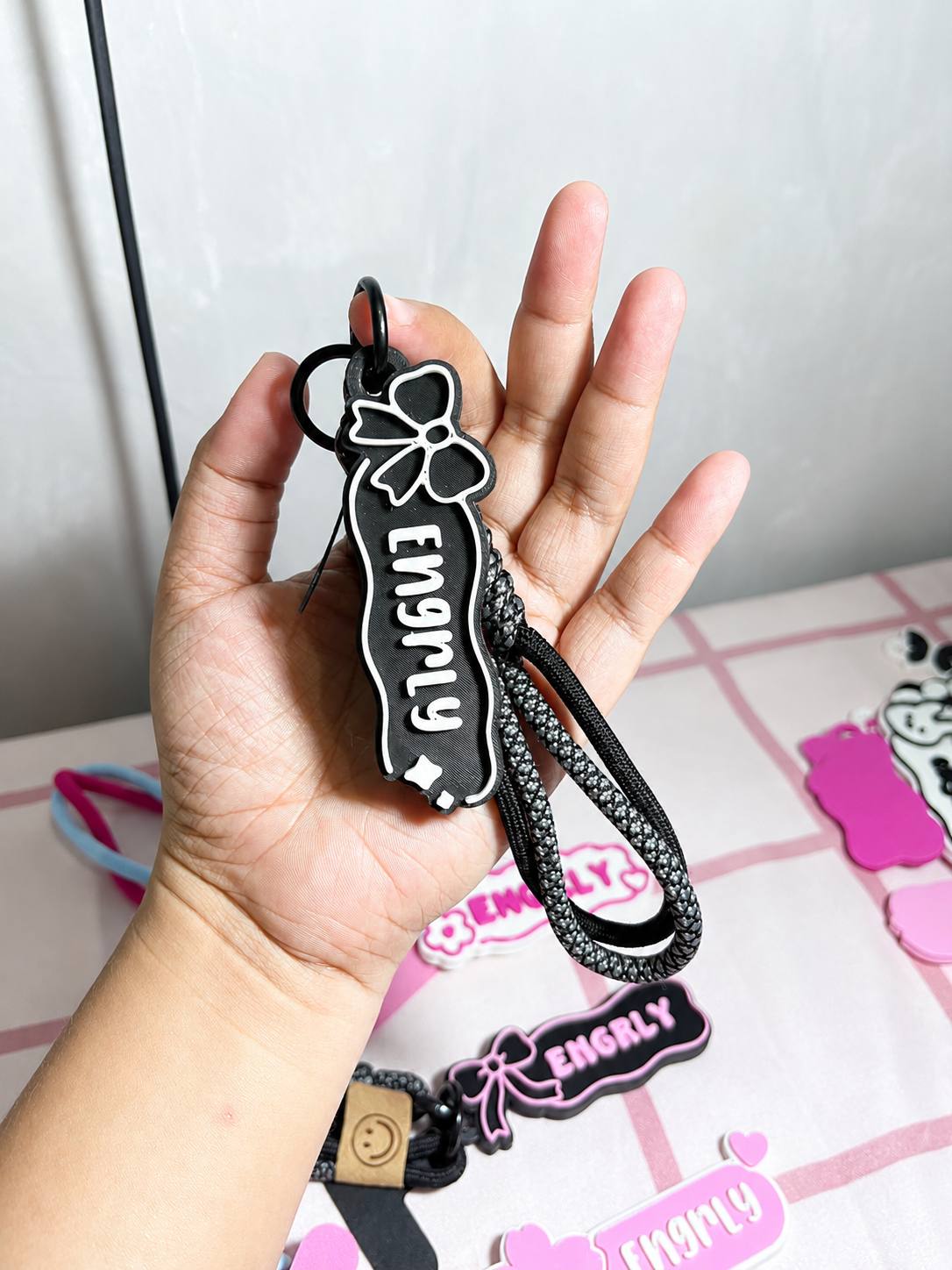 Personalized Name Keychain Charms - 3MF File