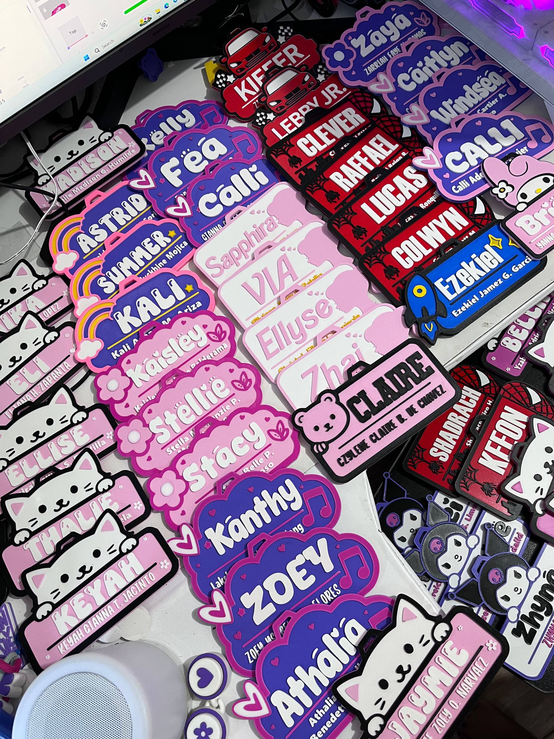 Personalized Nametag Collection - 3MF File