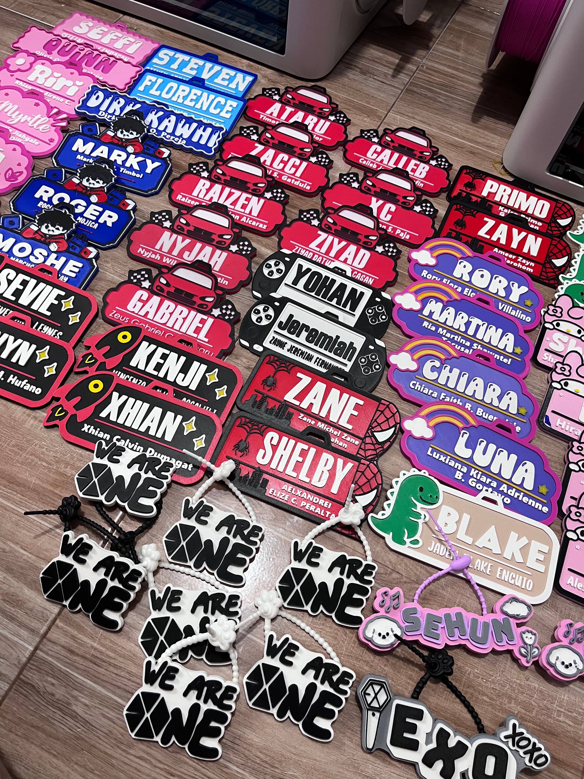 Personalized Nametag Collection - 3MF File