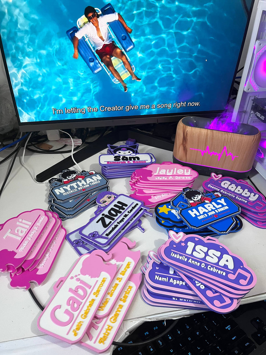 Personalized Nametag Collection - 3MF File