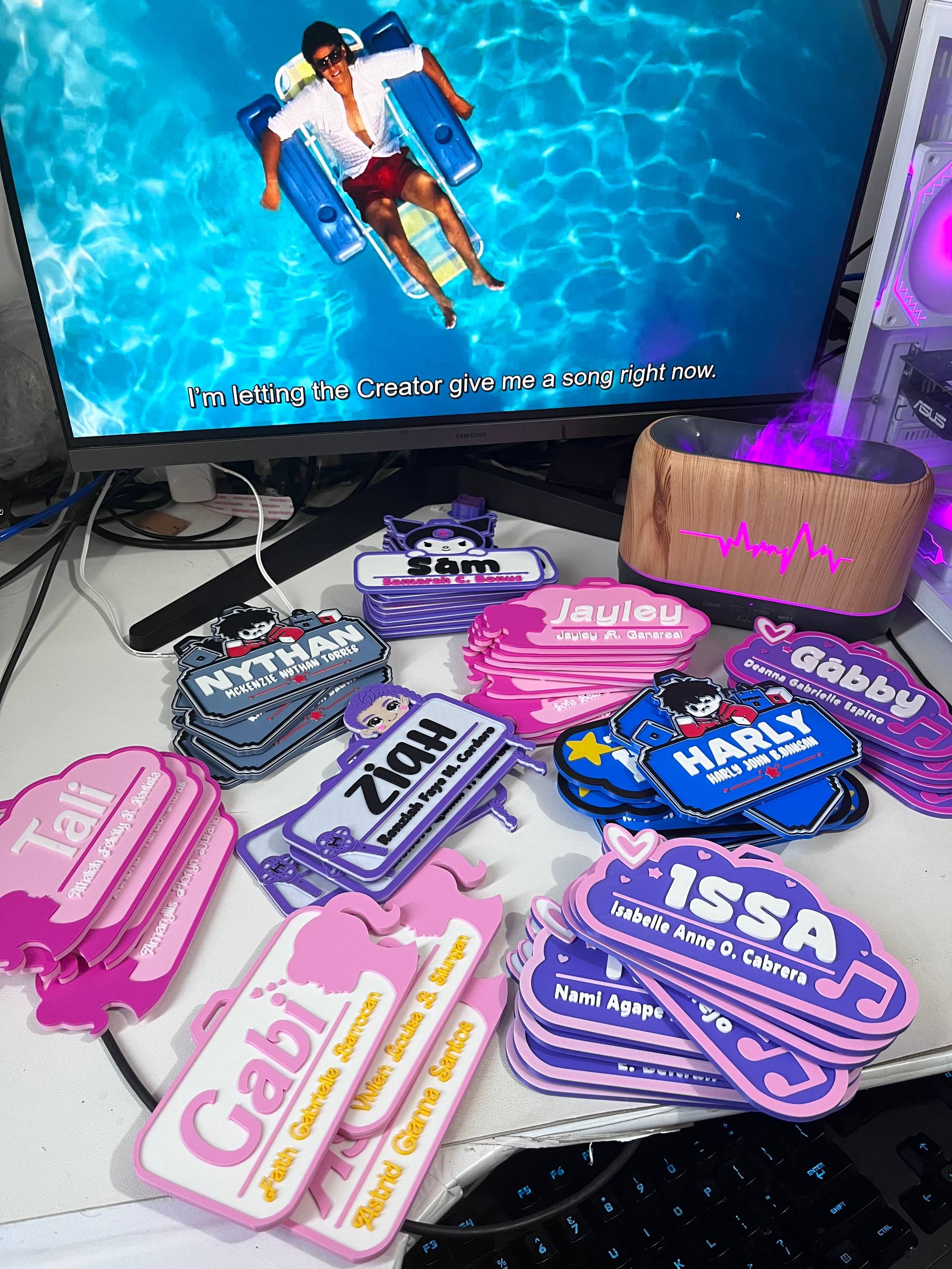 Personalized Nametag Collection - 3MF File
