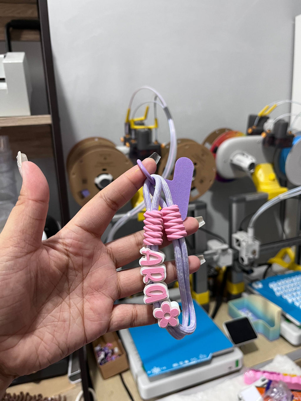 Personalized Paracord Phone Strap Bundle - 3MF File