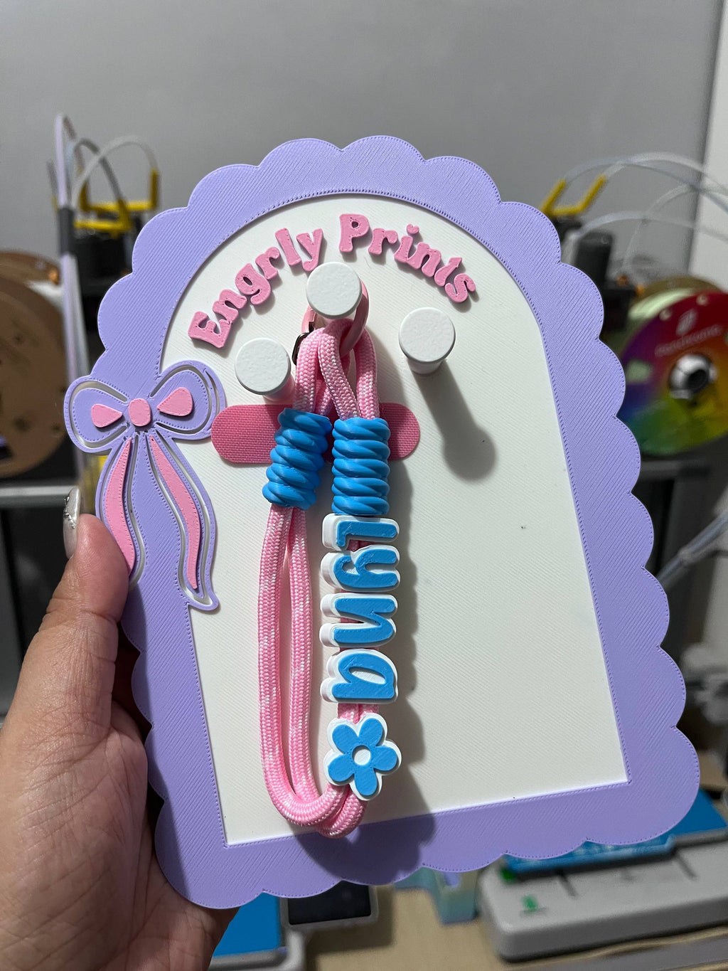 Personalized Paracord Phone Strap Bundle - 3MF File