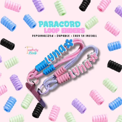 Personalized Paracord Phone Strap Bundle - 3MF File