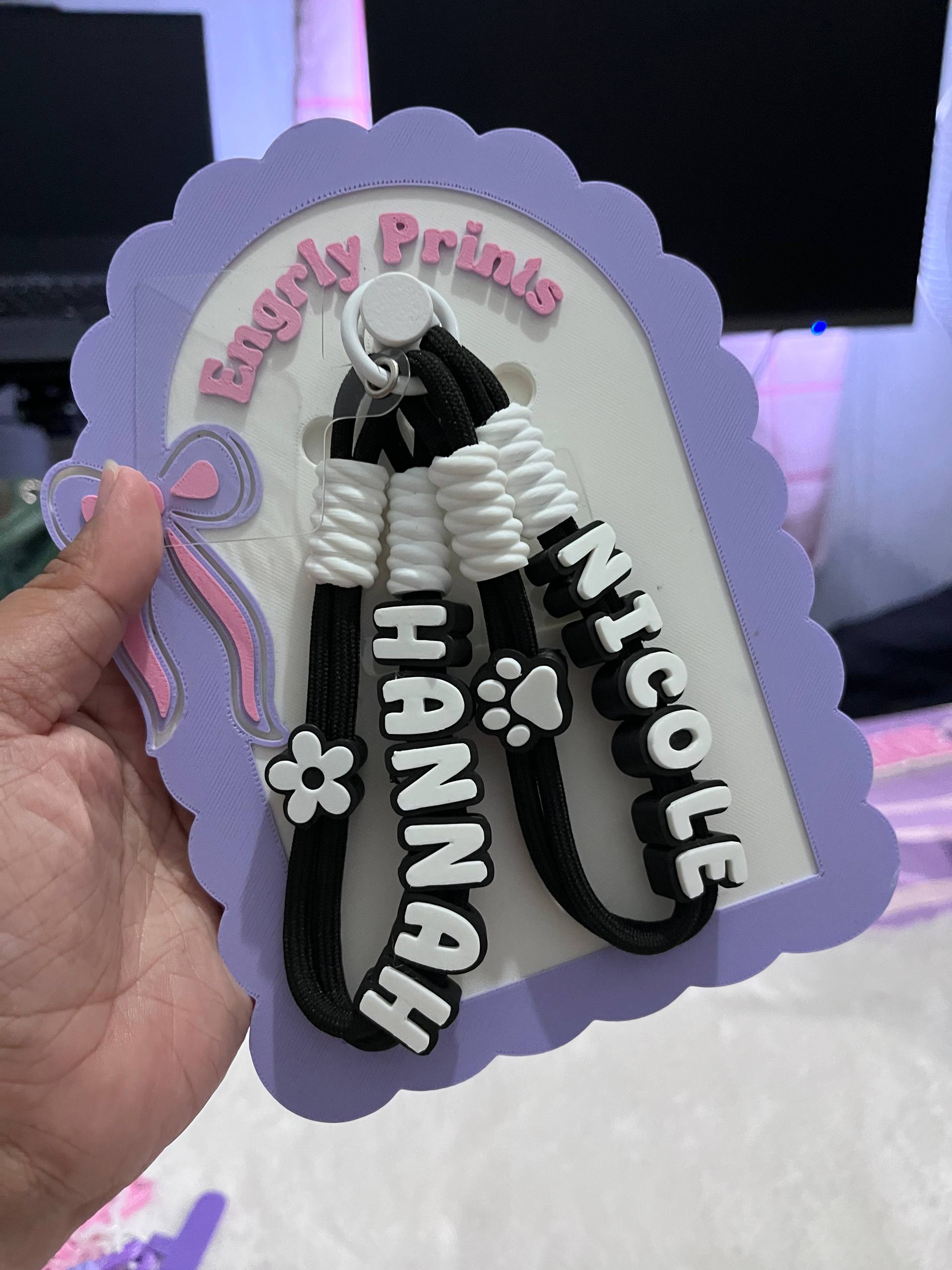 Personalized Paracord Phone Strap Bundle - 3MF File