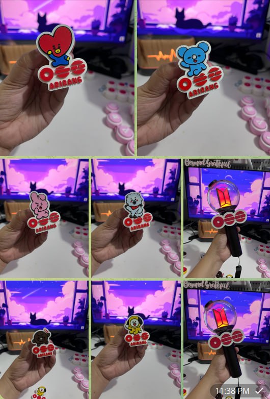 BTS Lightstick Accessory Bundle (3MF Files)