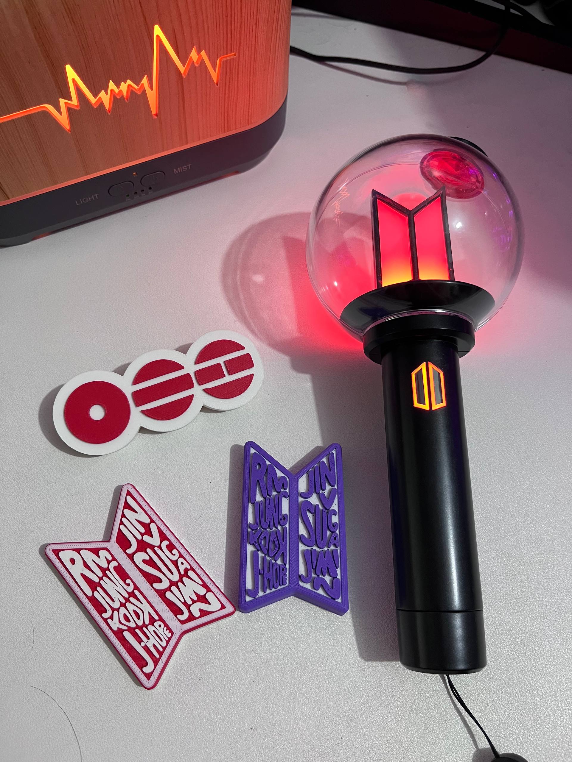 BTS Lightstick Accessory Bundle (3MF Files)